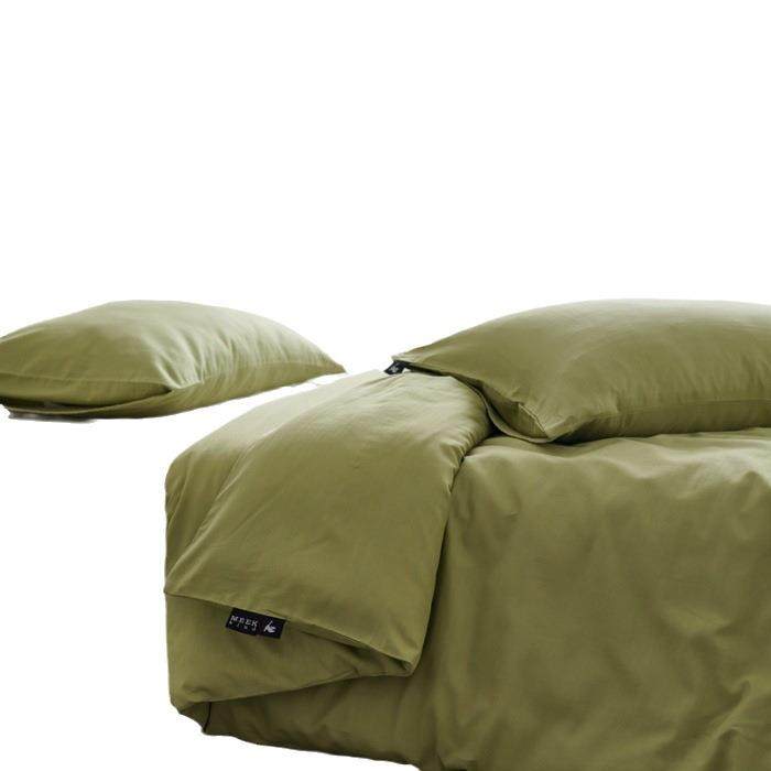 简约纯色母婴级100支长绒棉被套单件全棉被罩三件套单双人春秋,床上用品,学生床品套件,淘宝优惠券,粉丝福利购,淘宝优惠卷