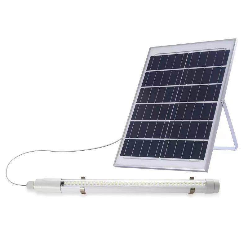 长条灯T8日光管楼道灯一拖二防水led人体感应灯室内外灯