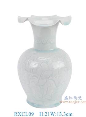 景德镇仿古花瓶湖田窑青釉陶瓷烛台三足鼎鸡头壶复古家居装饰摆件