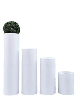 玻璃钢落地大花瓶圆直筒形状公司家居酒店会所开业仿真绿植55100