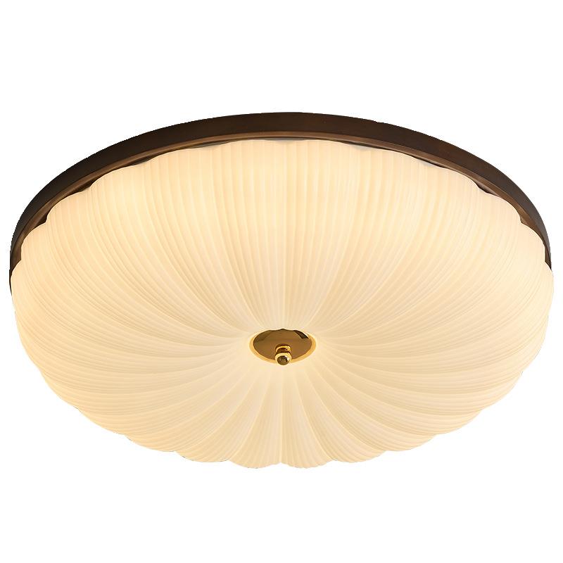 吸顶灯卧灯中古复古美新式中式创意个性实室14木式护法眼书房灯具