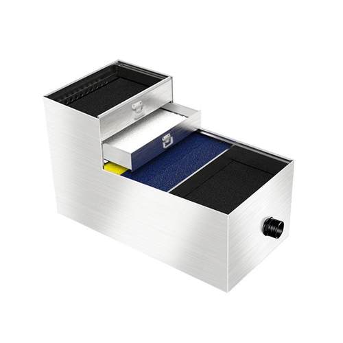 新型不锈钢鱼池过滤器水循环过滤系统户外大型过滤箱净水设备c