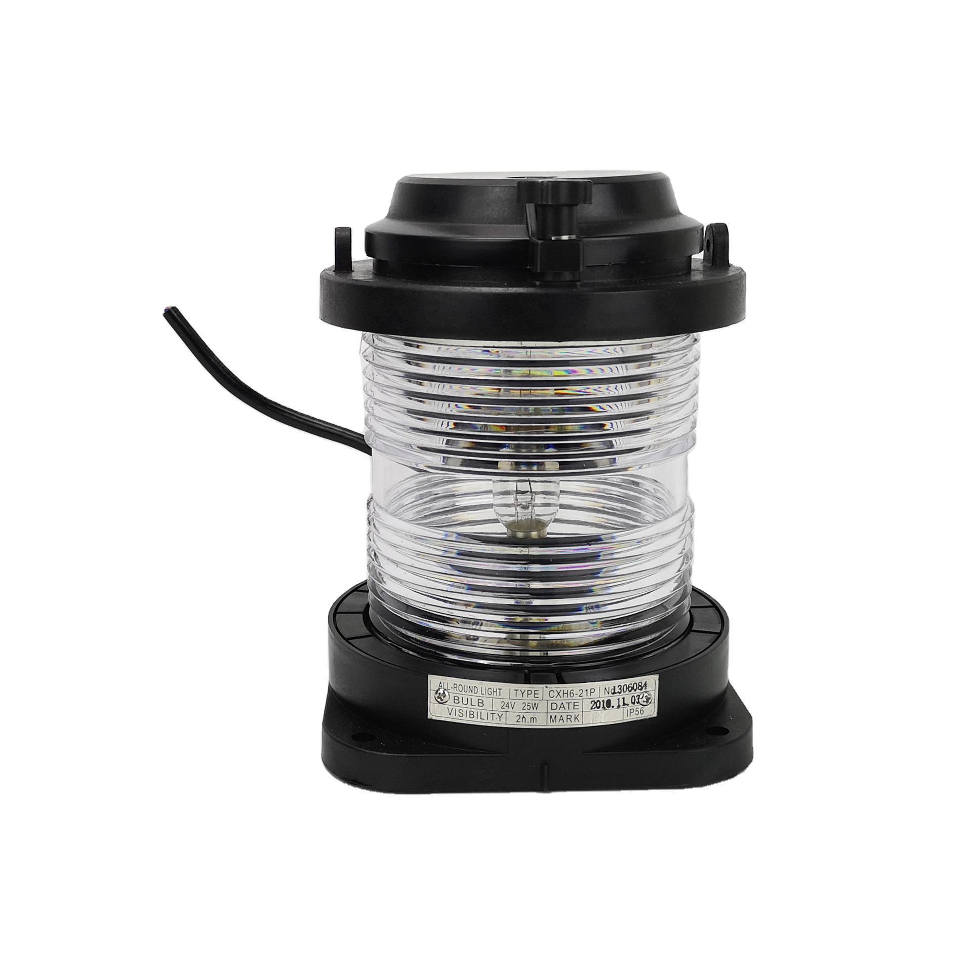 厂家CXH6-21P供应CXH6P-控21环照灯锚塑灯失灯船用全单层透明航行
