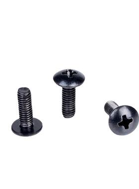 TM3x4→3x12黑色大扁头螺丝304不锈钢高盐雾螺丝防锈达克罗螺丝