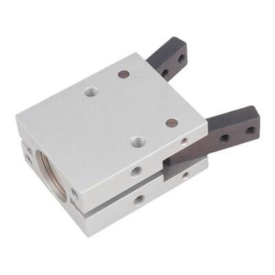 手指夹紧气缸MHC2-20D气动夹爪MHY2/HDP机械手开闭型气夹爪缸