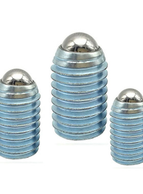 ZAC02碳钢镀锌玻珠螺丝BPM3/4/5/6/8/10/12/16/20重载型球头柱塞