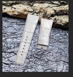 MILLE理查德米尔010系列鳄鱼皮表带真皮24mm 梦诗纯适配RICHARD