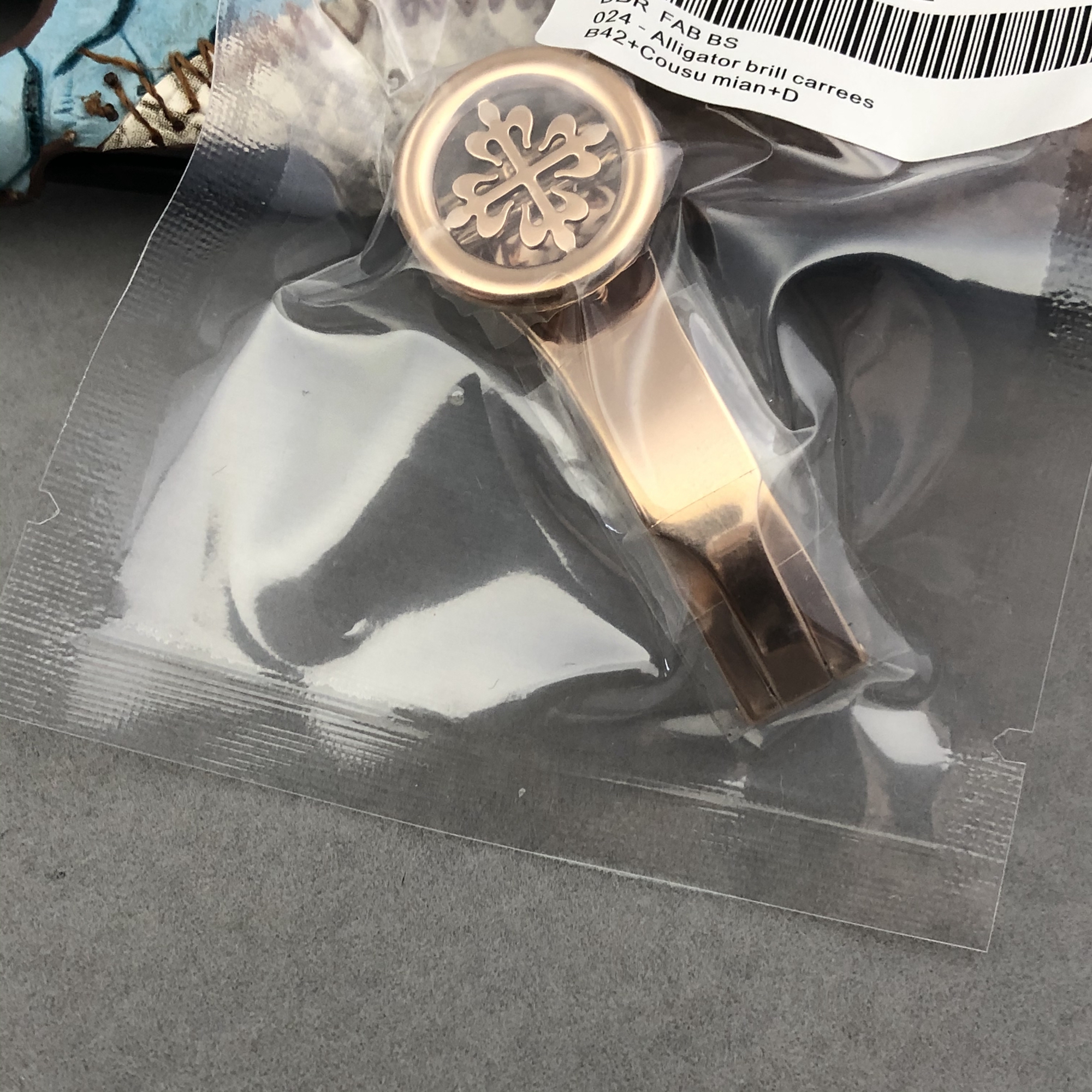 梦诗纯表行 适配PP百达翡丽5205 5227R灯笼扣18K金包金不褪色16mm