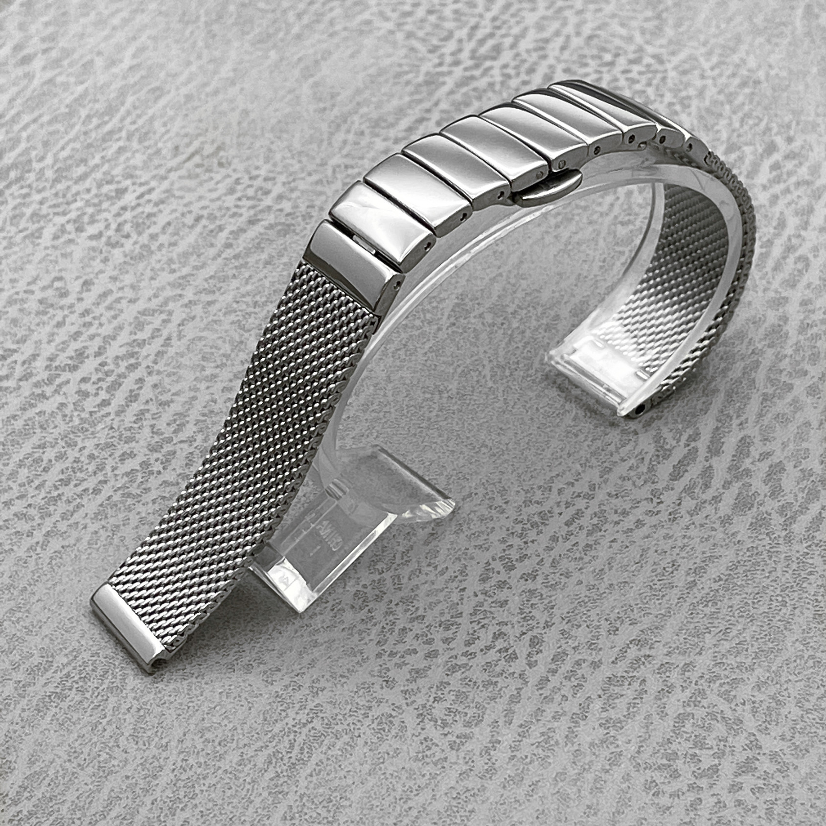 梦诗纯表行适配积家约会翻转欧米茄海马女款手表米兰钢带 16mm