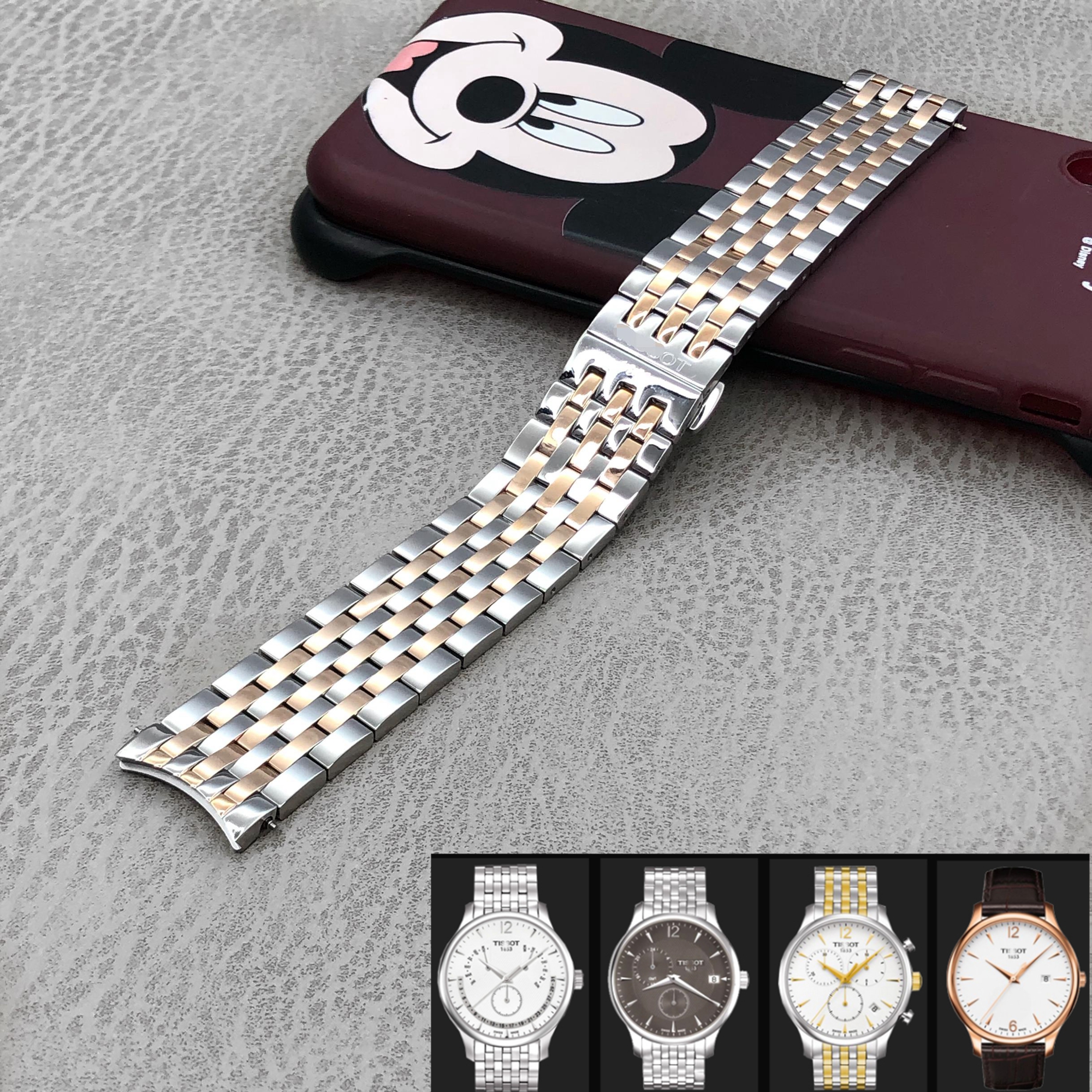 梦诗纯适配天梭俊雅系列T063 T063617 T063637 T063610a钢带20mm