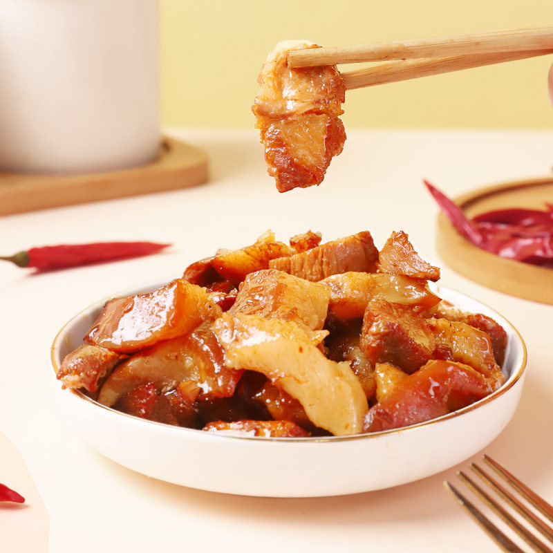 松发元卤潮汕卤味五香五花猪肉熟食卤水食品150g