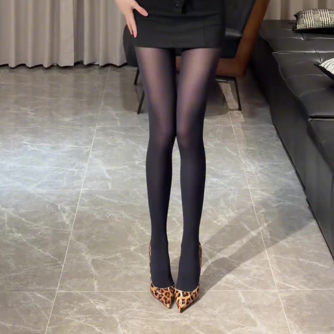 高腰黑色连裤袜女2026新款显腿长百搭美腿修腿神器薄款丝袜打底袜