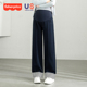 费雪孕妇阔腿裤 直筒小个子孕期秋装 春秋外穿2026新款 休闲宽松大码