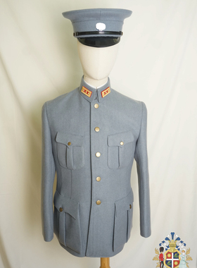 《少帅》东北易帜后民国东北军蓝灰毛呢常服