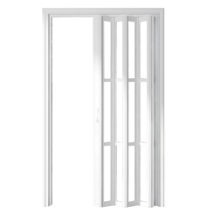 折叠门推拉式简易门免打孔商铺用隔断伸缩门阳台隐形透明pvc移门