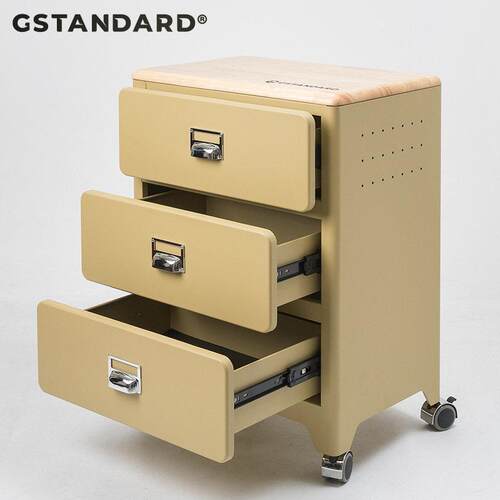 新层品Gstan收dar孔d设计师款ins小推车纳柜多功能带挂三日式斗柜