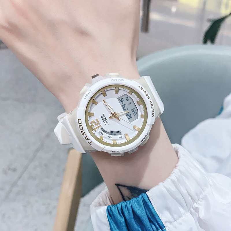 海洋之心手表女机械小众ins风电子初高中小学生少女儿童2022新款