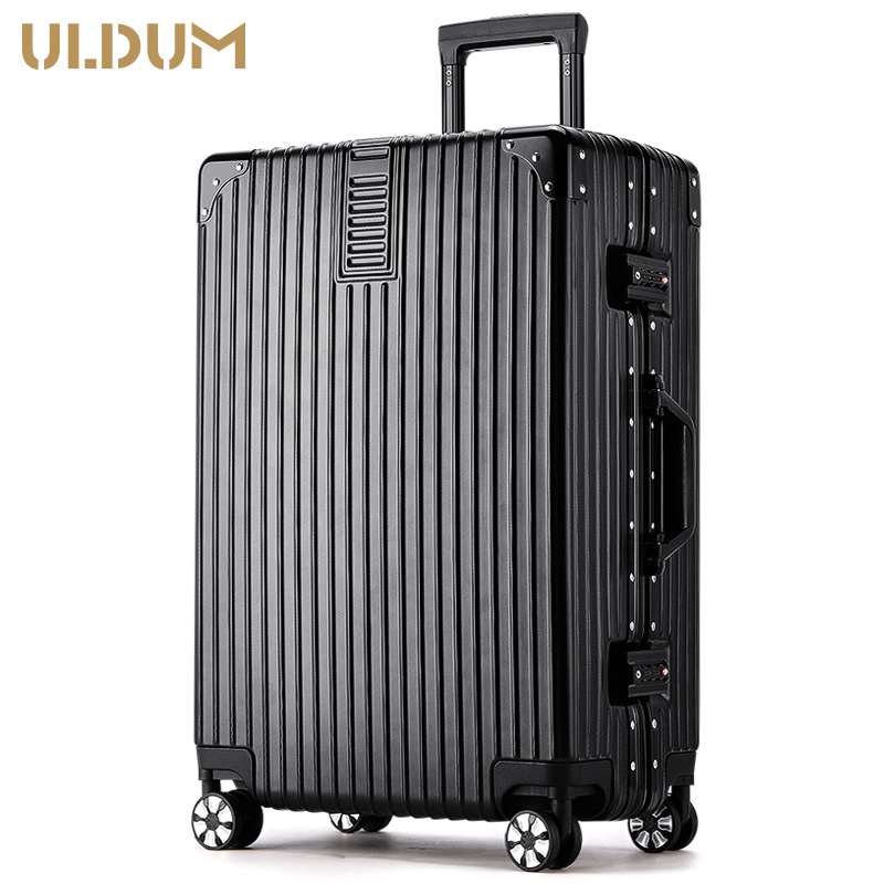 ULDUM旅行箱行李箱铝框拉杆箱万向轮20女男学生24密码皮箱子28寸-封面