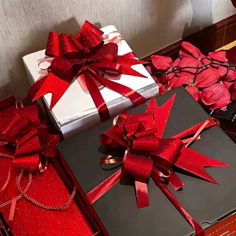 结婚嫁妆陪嫁拉花装饰婚礼农村用品大全婚车车队彩带婚房布置喜庆