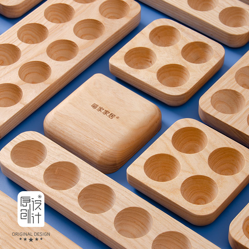 白蜡木日式风冰箱放鸡蛋的收纳盒