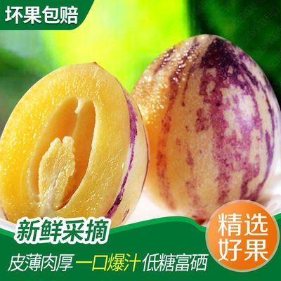 人参果新鲜水果甘肃民勤沙漠人参果黄果肉低糖孕妇大果当季整箱