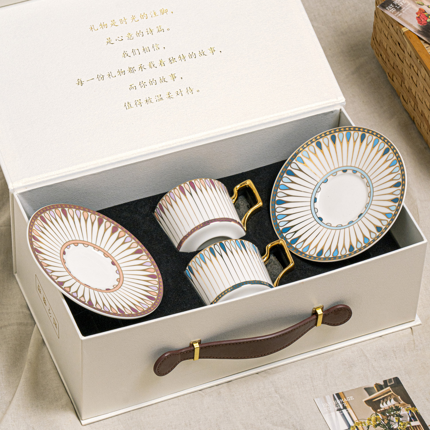 CANSHUO咖啡杯子高档精致轻奢高级杯碟套装结婚礼物新人乔迁新居,餐饮具,咖啡杯,淘宝优惠券,粉丝福利购,淘宝优惠卷