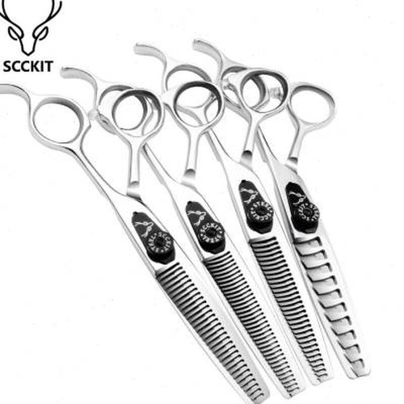 鹿剪专业理发美发剪刀无痕牙剪打薄剪碎发剪刀剪发工具发型师专用