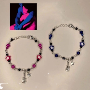 New Pcs Set YK Couple Bracelets TV Girl Matching Bracelets