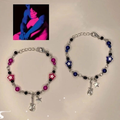 New Pcs Set YK Couple Bracelets TV Girl Matching Bracelets