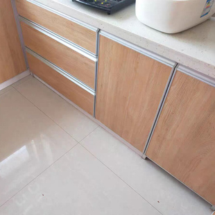 自贴纸鞋柜衣柜木纹桌面粘翻新电视壁柜家具床头子防水装饰橱柜门