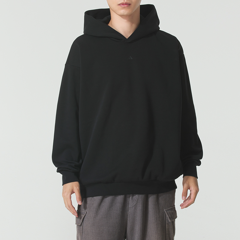 阿迪达斯 （adidas）连帽卫衣男2025冬季篮球训练运动服宽松套头