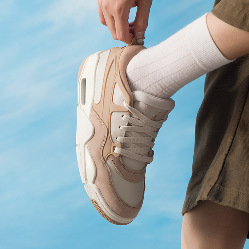 耐克女鞋秋季新款AIRJORDAN4板鞋复古运动鞋缓震篮球鞋,运动鞋new,运动休闲鞋,淘宝优惠券,粉丝福利购,淘宝优惠卷