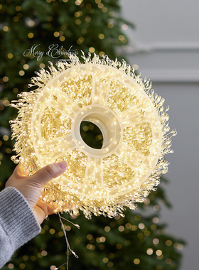 泓瀚出口韩国鞭炮灯3000灯铜线灯串圣诞树装饰lLED节日氛围装饰灯