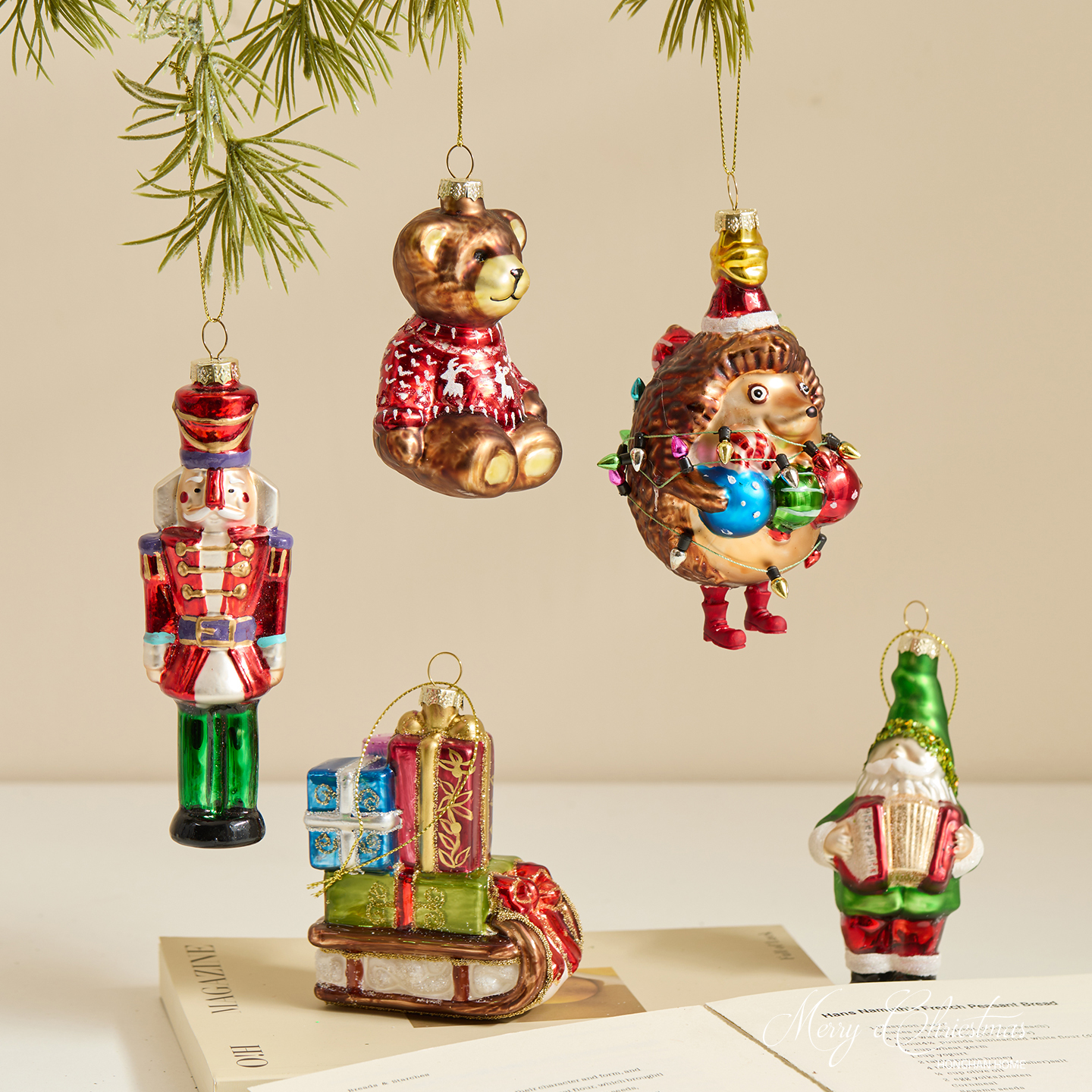 泓瀚高档手工彩绘玻璃挂件挂饰