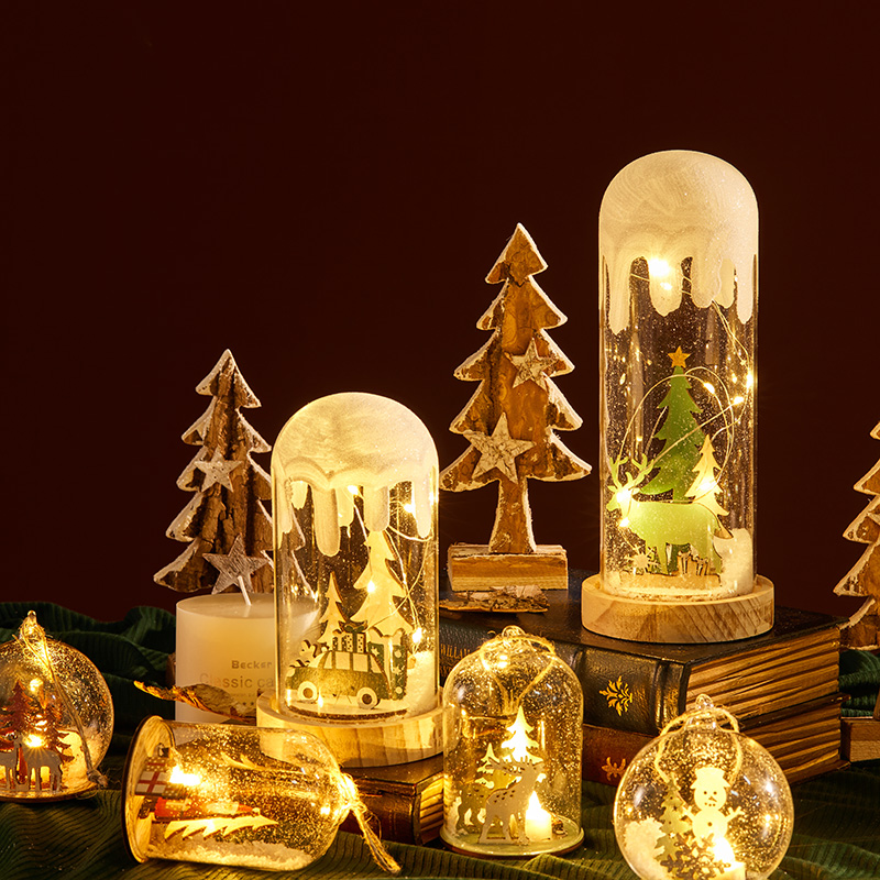 泓瀚发光玻璃灯具桌面摆件装饰品