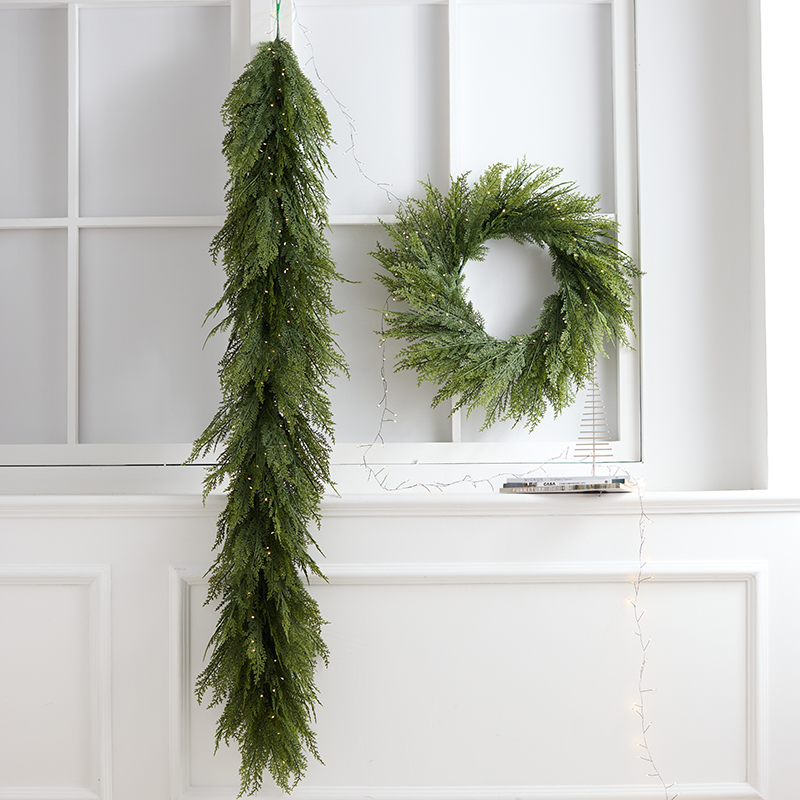 花环藤条高仿真度不变形软胶手感