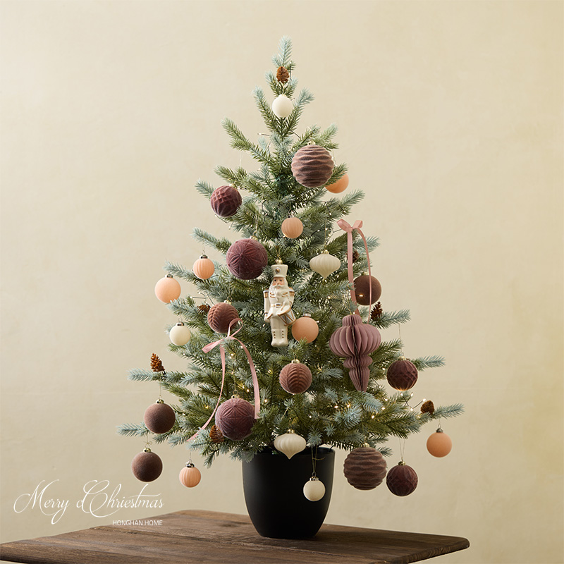 全pe发光桌面60/90cm圣诞树