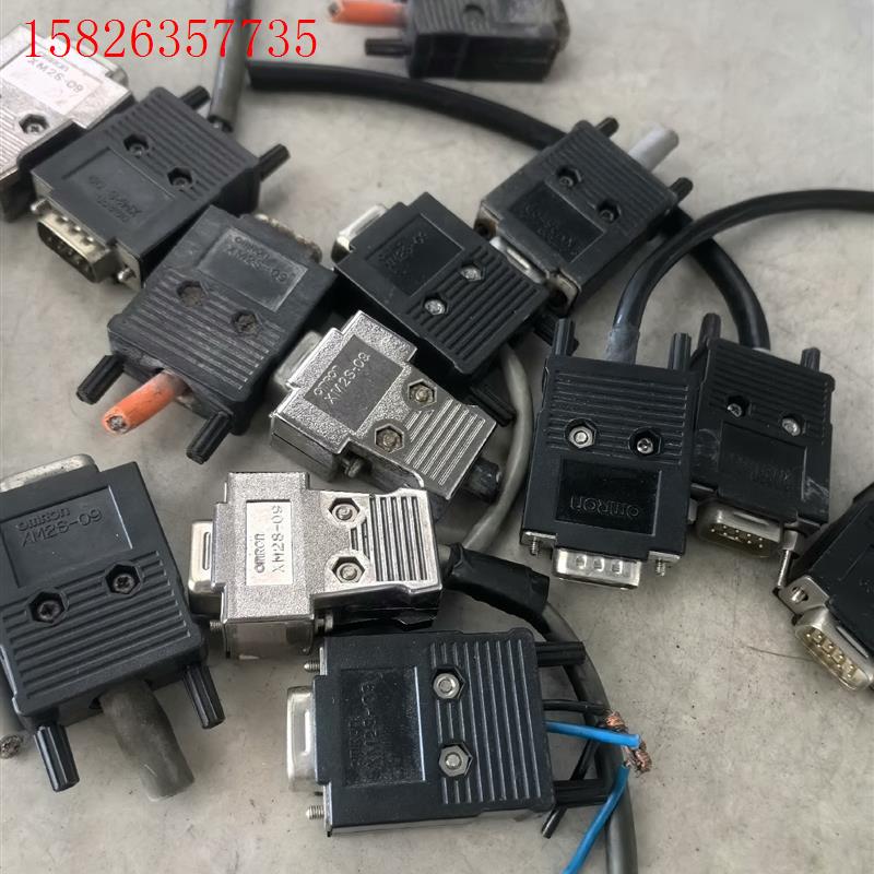 欧姆龙PLC通讯插头XM2S-09 拆机件13个,个别有锈,(议价)