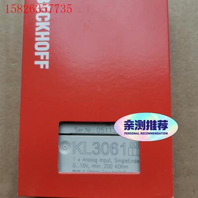 倍福KL3061 带包装,议价(议价)
