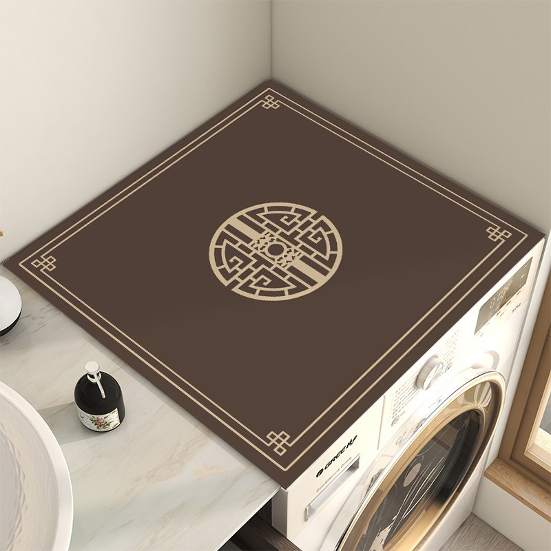 阳台滚筒洗衣机防尘盖布皮革垫子防水防晒万能盖巾微波炉冰箱通用