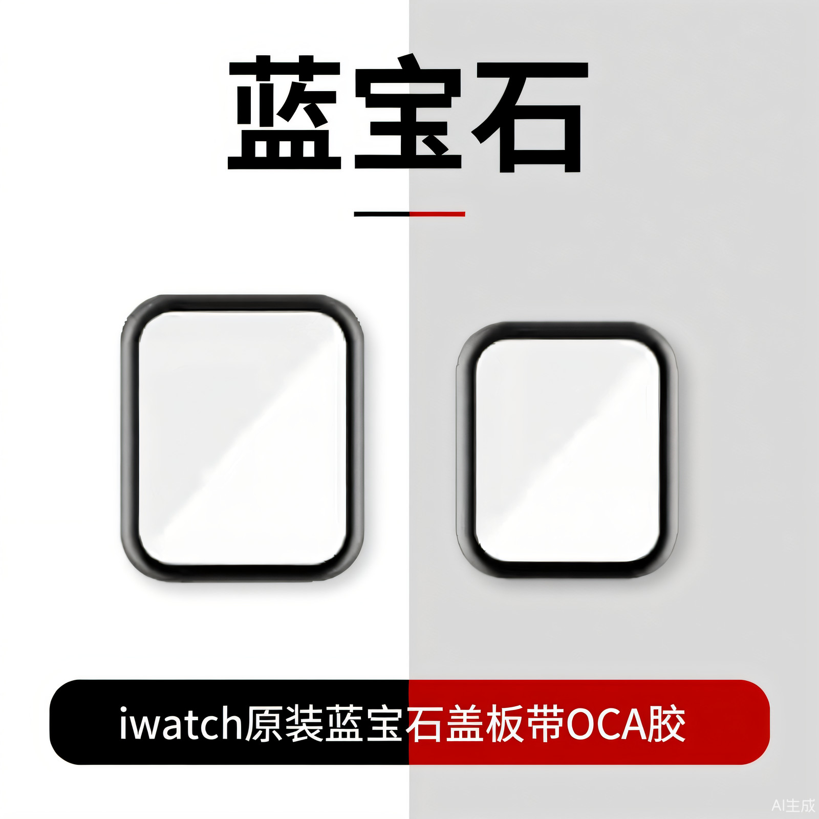 iwatch原装蓝宝石盖板带OCA胶