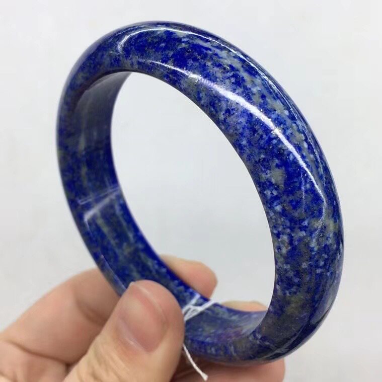 青金石手镯女东海水晶玛瑙玉髓翡翠玉石手链串散珠子蓝色宝石玉镯