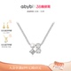 abyb月光宝盒项链轻奢百搭锁骨链珍珠颈链生日礼物毛衣链吊坠首饰