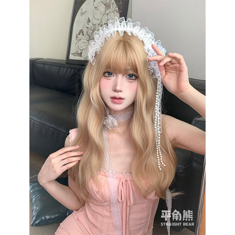 法式甜美萝莉长卷发头套