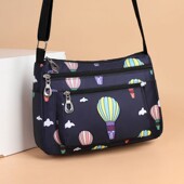 斜挎包女小包包2024新款 韩版 牛津布帆布包休闲百搭运动旅行单肩包