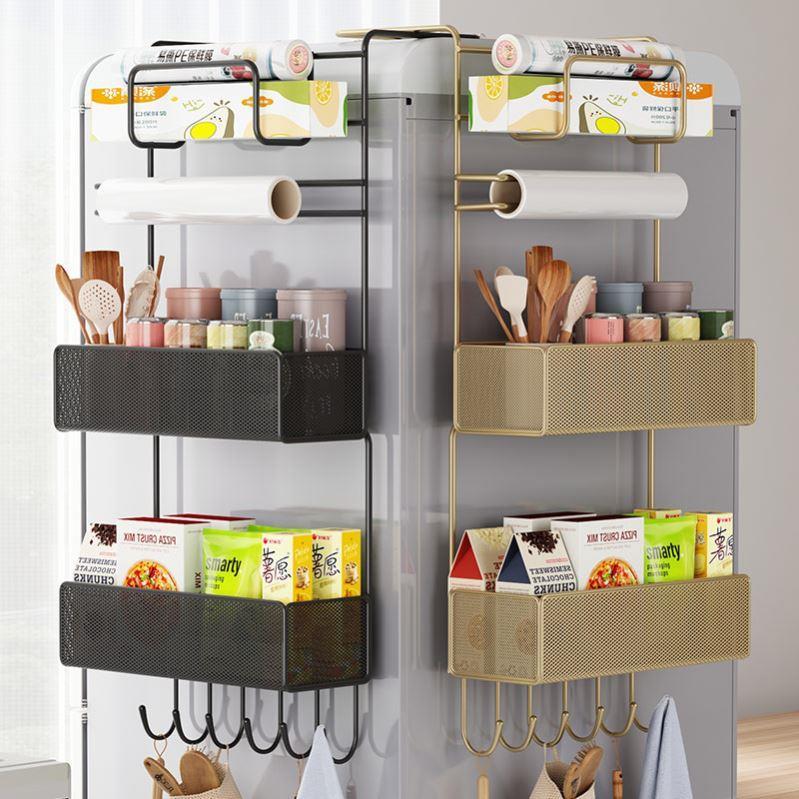 Kitchen Refrigerator Storage Rack Organizer Shelf Space Save
