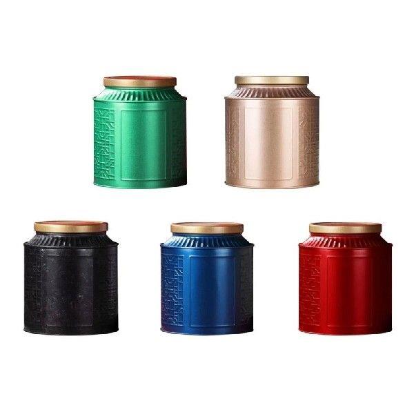 Mini Empty Tea Tins Can Vintage Tinplate Container Tea Seal