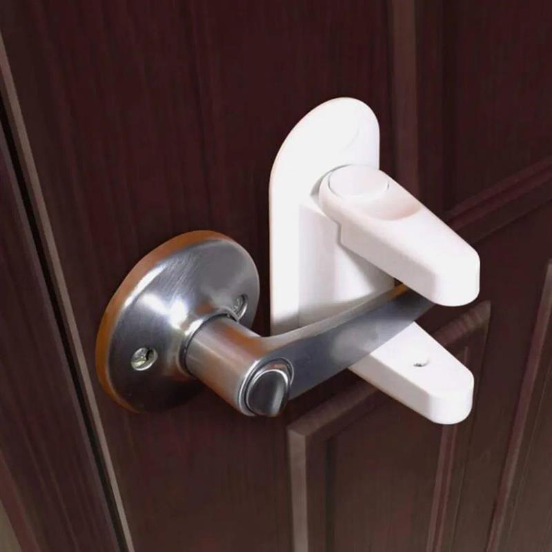 Universal Door Lever Lock Child Baby Safety Lock Rotation Pr