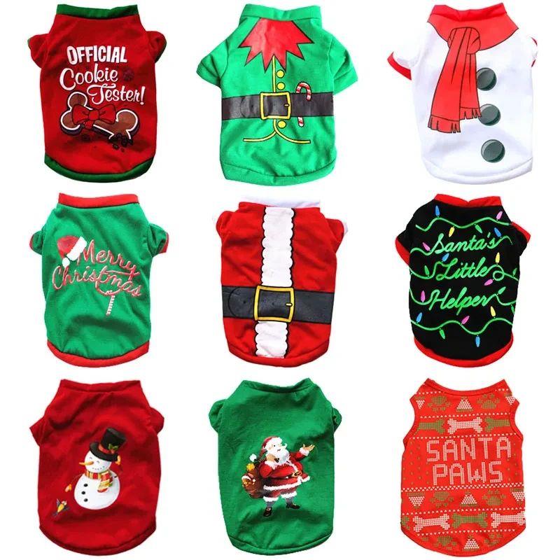 Christmas Dog Clothes New Year Pets Dogs Clothing For Small