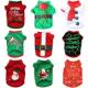 Small New Dog Christmas Dogs Clothes Pets For Year Clothing